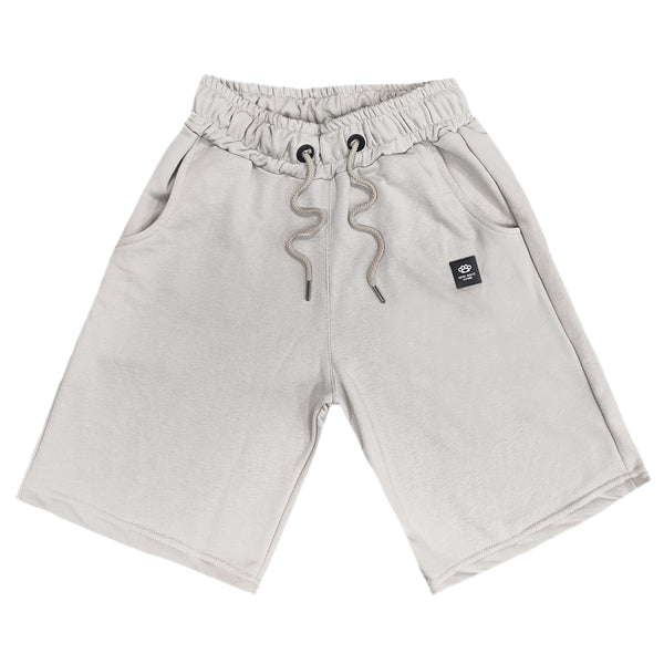 Βερμούδα New wave clothing - 231-10 - simple shorts γκρι ανοιχτό