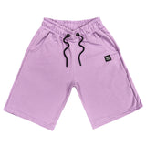 Βερμούδα New wave clothing - 231-10 - simple shorts λιλά