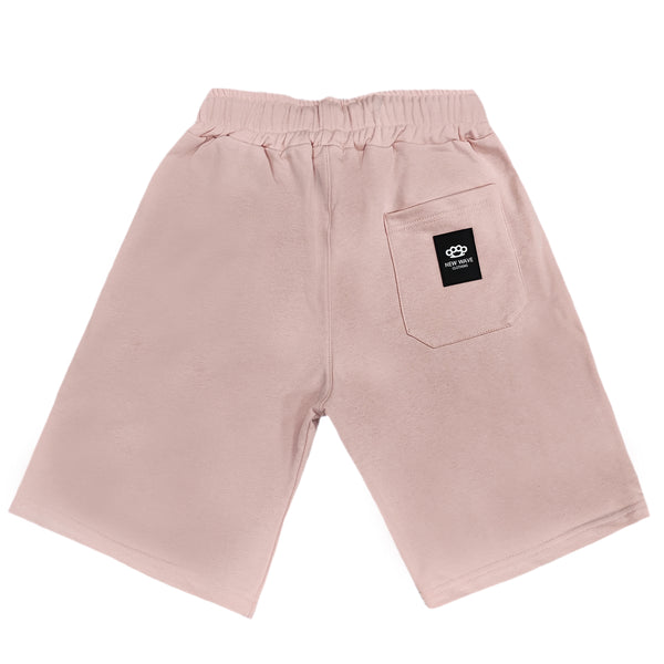 Βερμούδα New wave clothing - 231-10 - simple shorts ροζ