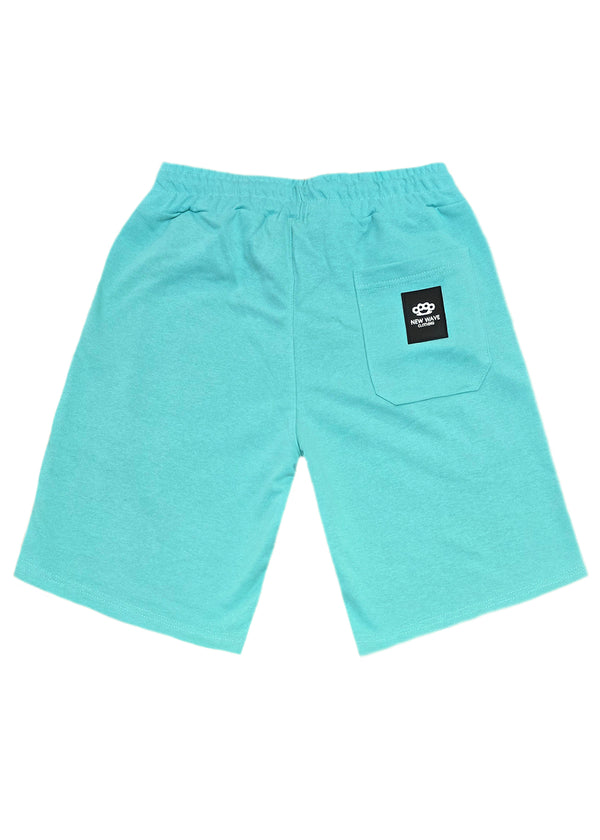 Βερμούδα New wave clothing - 231-10 - simple shorts ανοιχτό γαλάζιο