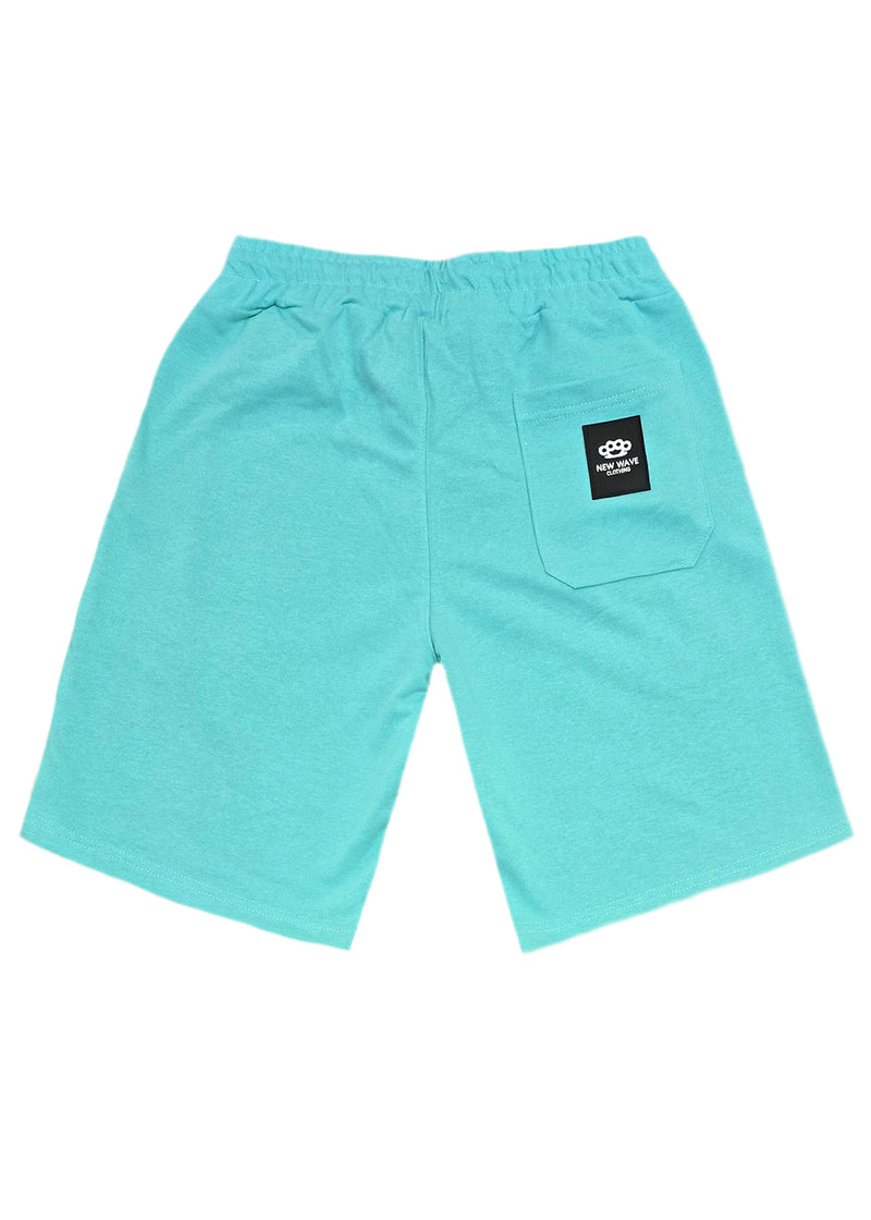 Βερμούδα New wave clothing - 231-10 - simple shorts ανοιχτό γαλάζιο