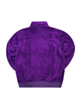 Ανδρική φούτερ με κολάρο New wave clothing - 232-39 - half zip sherpa design μωβ