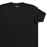 New wave clothing - 232-44 - simple t-shirt - black