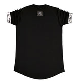 Vinyl art clothing - 23805-01 - tape cuff signature t-shirt - black