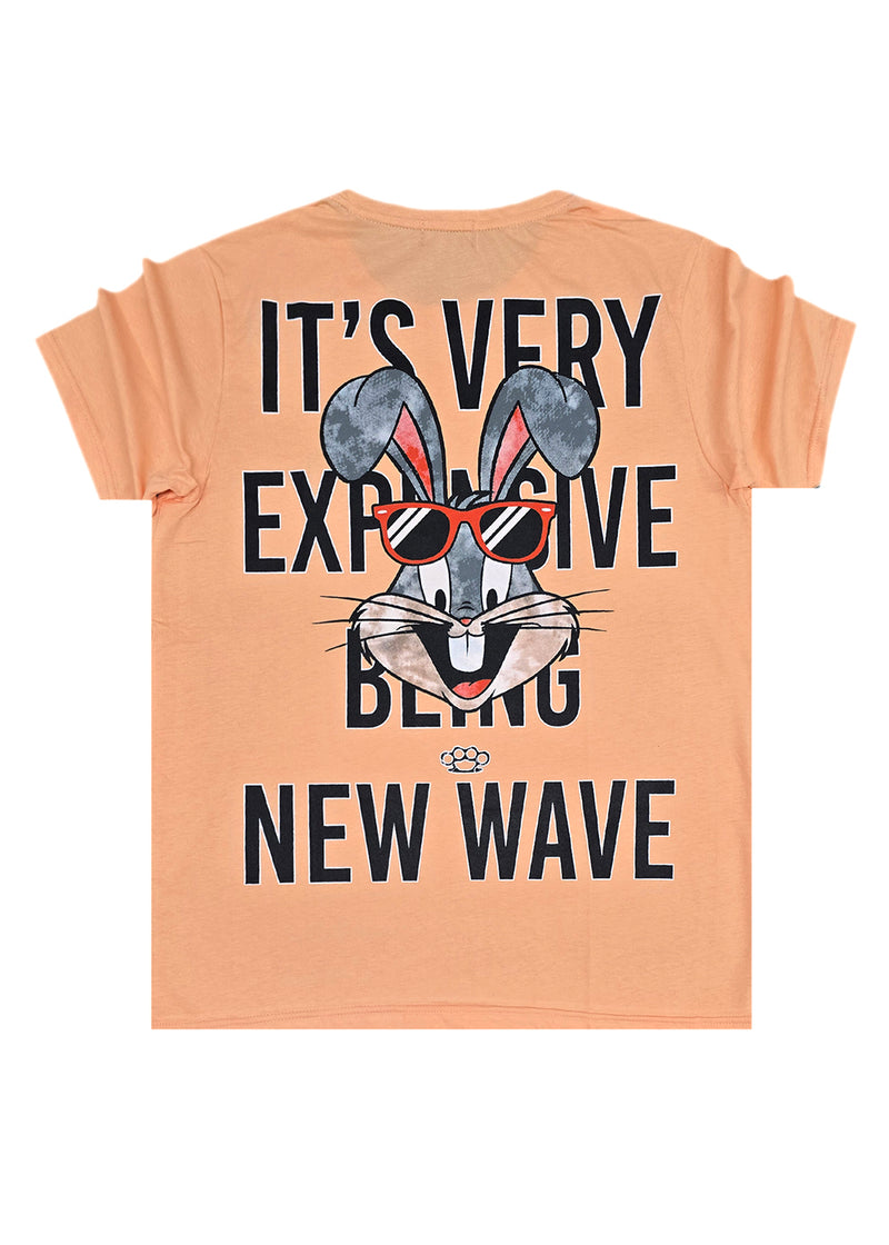 Ανδρική κοντομάνικη μπλούζα New wave clothing - 241-10 -it's very expensive πορτοκαλί