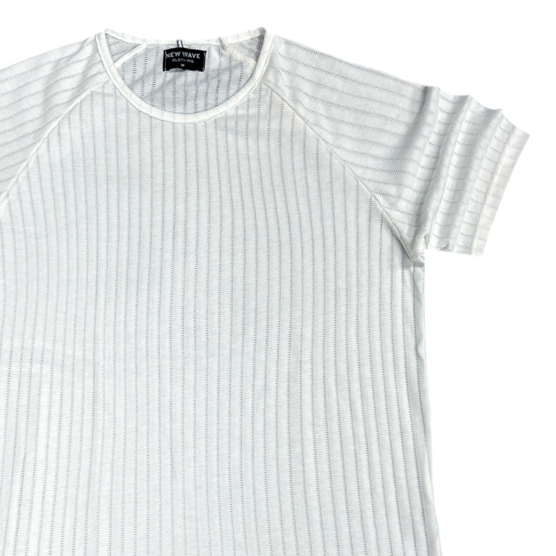 New wave clothing - 241-19 - curve t-shirt - white