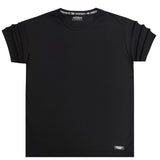 Ανδρική κοντομάνικη μπλούζα New wave clothing - 241-42 - bryant logo μαύρο
