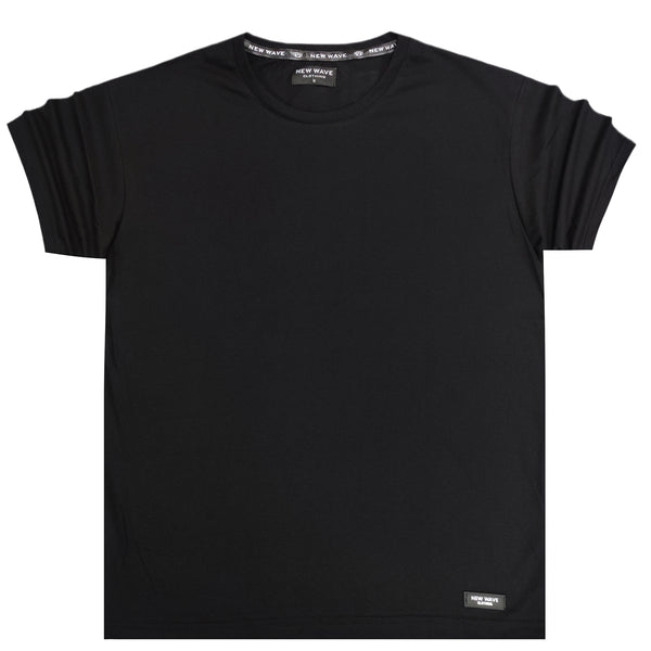 Ανδρική κοντομάνικη μπλούζα New wave clothing - 241-42 - bryant logo μαύρο