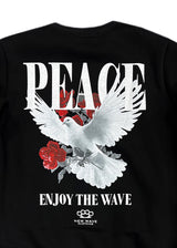 Ανδρικό φούτερ New wave clothing - 242-39 - peace μαύρο