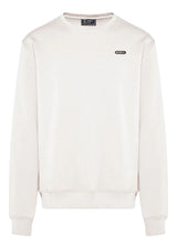 Ανδρικό μακρυμάνικο φούτερ Vinyl Art Clothing - 24242-02 - insignia sweatshirt regular fit λευκό