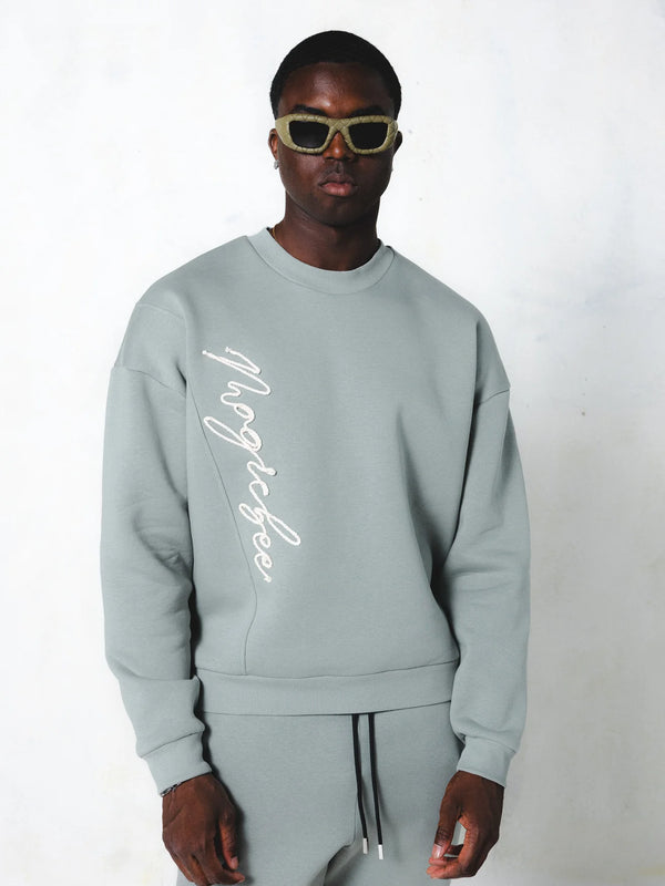 Ανδρικό μακρυμάνικο φούτερ Magicbee - MB24507 - signature sweatshirt βεραμαν