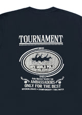 Ανδρική κοντομάνικη μπλούζα New World Polo - 24SSM20283 - tournament logo σκούρο μπλε