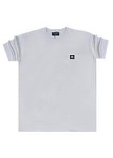 Ανδρική κοντομάνικη μπλούζα New wave clothing - 251-24 - pug life logo γκρι