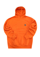 Ανδρικό φούτερ με κουκούλα New wave clothing -252-07-orange hoodie-NINTZA WARRIOR