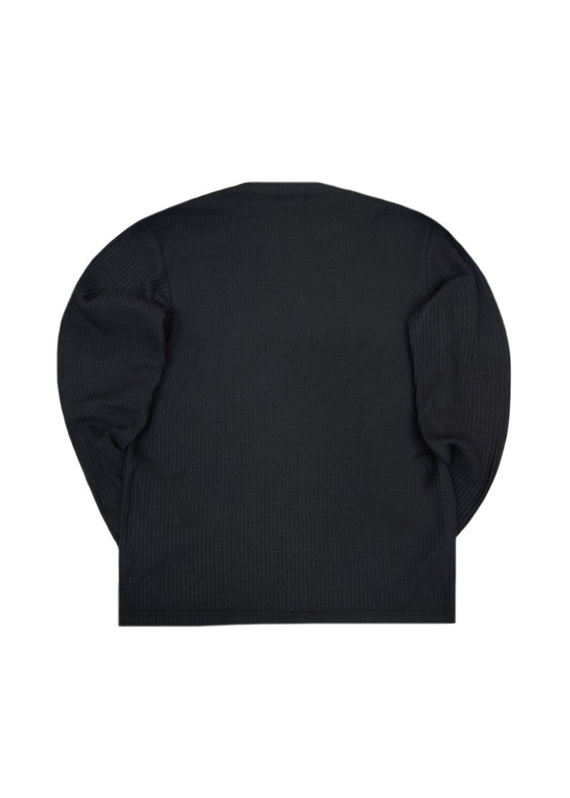 Ανδρική μακρυμάνικη μπλούζα New Wave Clothing-252-12-black