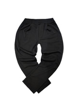 Ανδρικό υφασμάτινο παντελόνι New Wave Clothing - 252-16 - simple fabric pants regular fit μαύρο