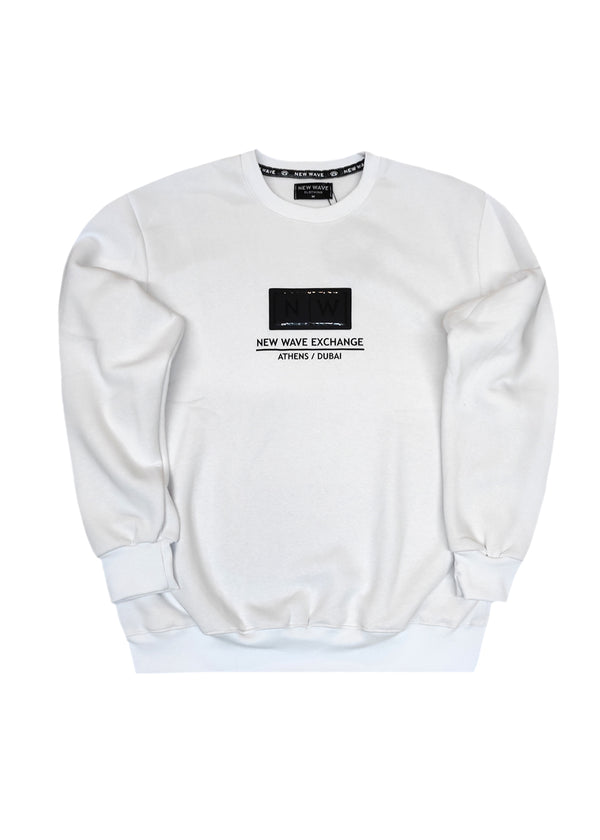 Ανδρικό φούτερ New Wave Clothing -252-41-NEW WAVE white Exchange