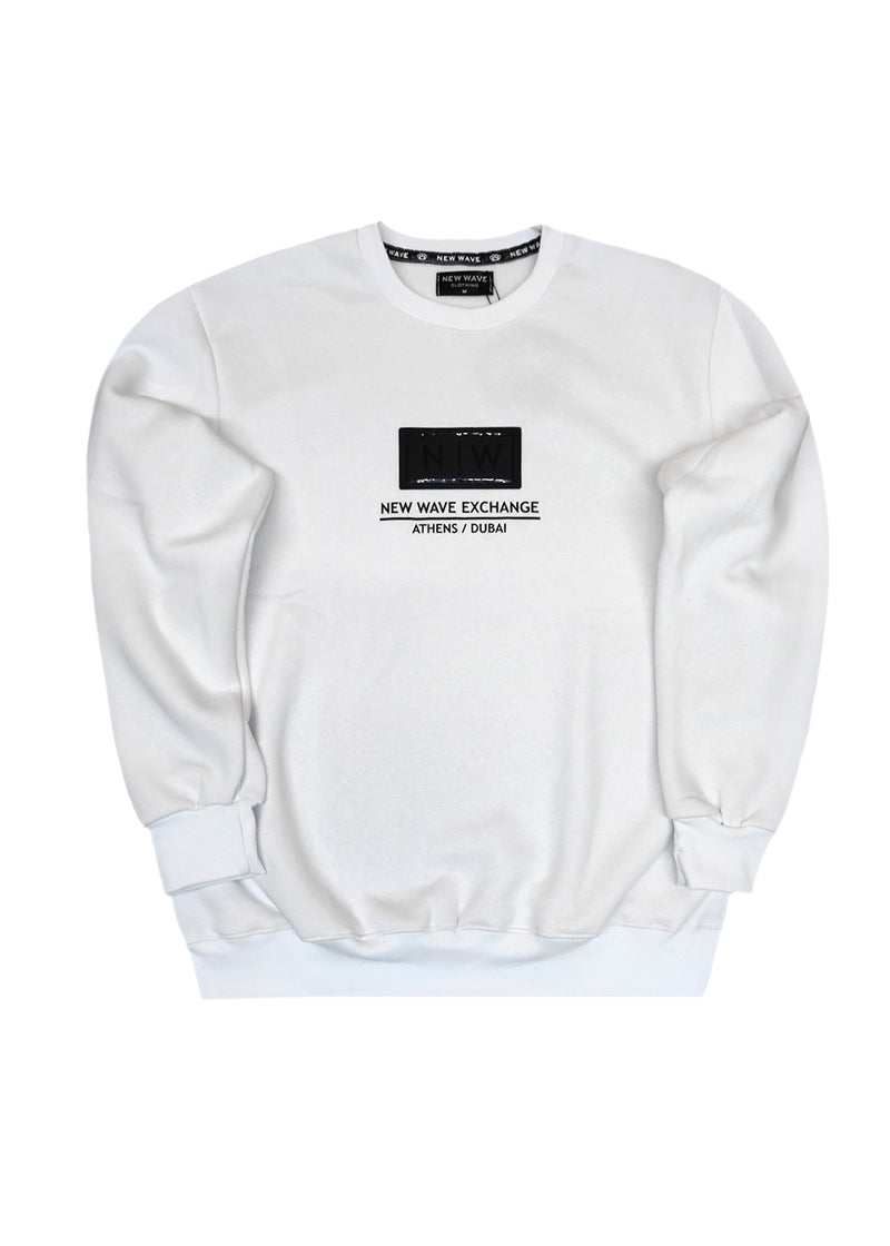 Ανδρικό φούτερ New Wave Clothing -252-41-NEW WAVE white Exchange