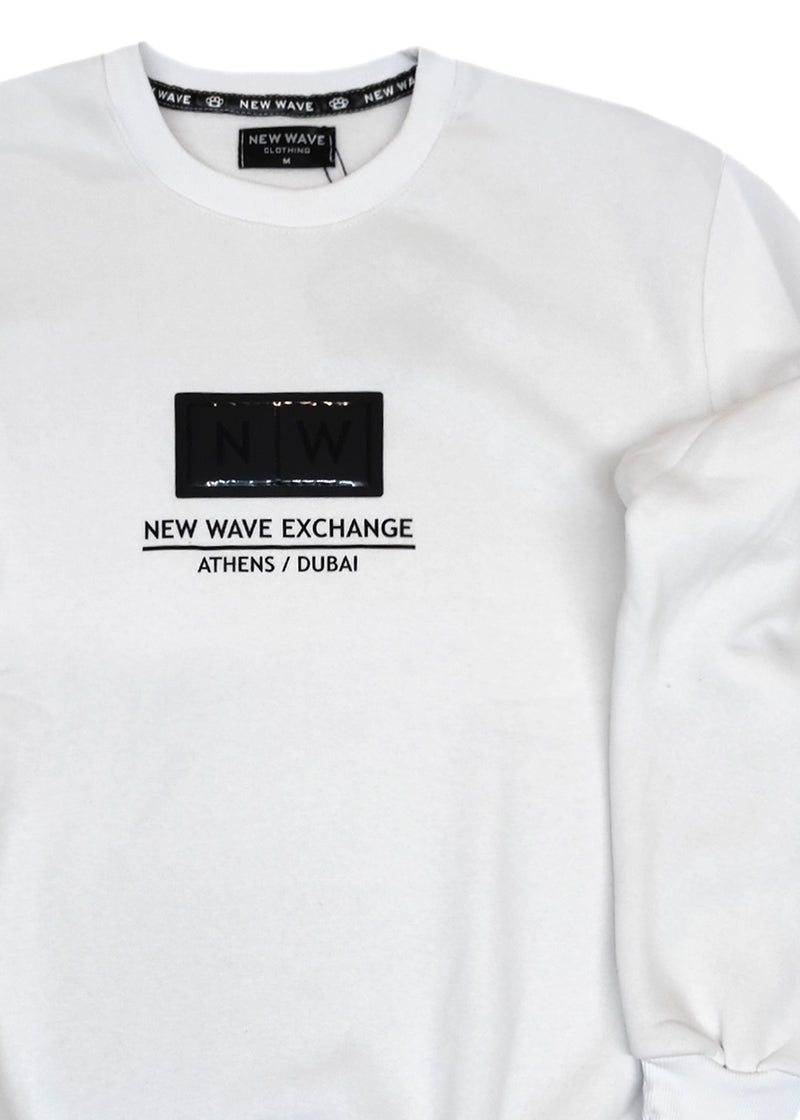 Ανδρικό φούτερ New Wave Clothing -252-41-NEW WAVE white Exchange