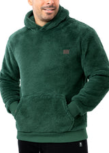 Ανδρική φούτερ με κουκούλα New wave clothing-252-45-Hoodie πράσινο 232-39