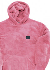 Ανδρική φούτερ με κουκούλα New wave clothing-252-45-Hoodie ροζ 232-39