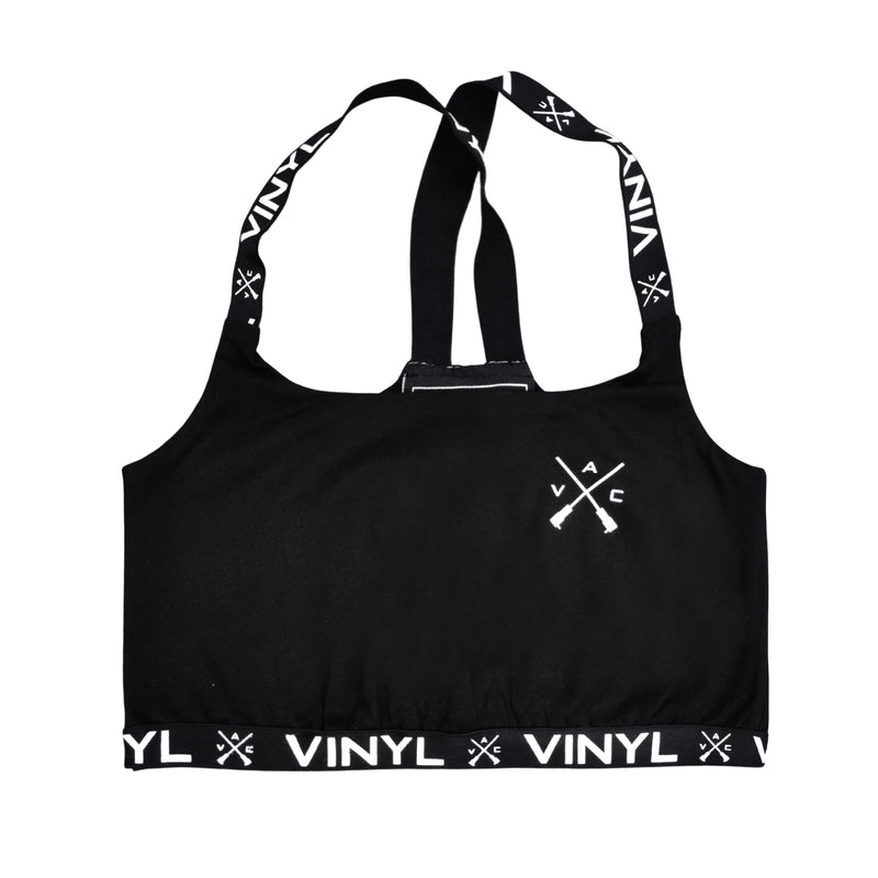 Γυναικείο μπουστάκι Vinyl art clothing - 27892-01 - bra top regular fit μαύρο