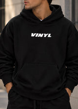 VINYL ART CLOTHING - Ανδρικό φούτερ με κουκούλα Classic printed hoodie - Μαύρο 28412-01