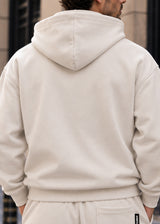 VINYL ART CLOTHING - Ανδρικό φούτερ με κουκούλα Classic printed hoodie - Λευκό 28412-02