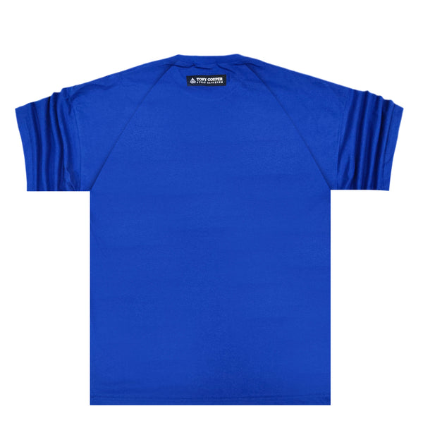 Tony couper - TT22/78 - extra oversized classic tee - blue