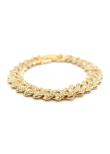 GUF - GUFA2 - high quality gold steel bracelet with little gems - gold