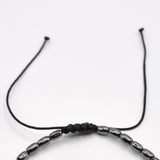 Gang - GNG011 - high quality black steel bracelet with gold details - black