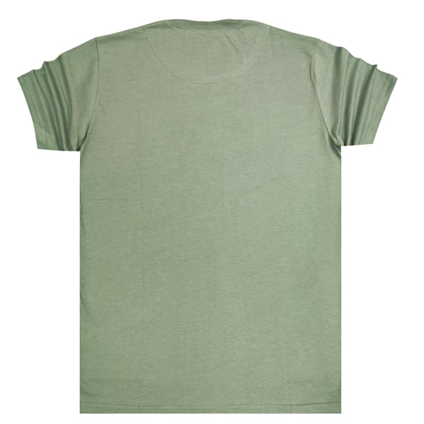 Henry clothing - 3-058 - logo t-shirt - green