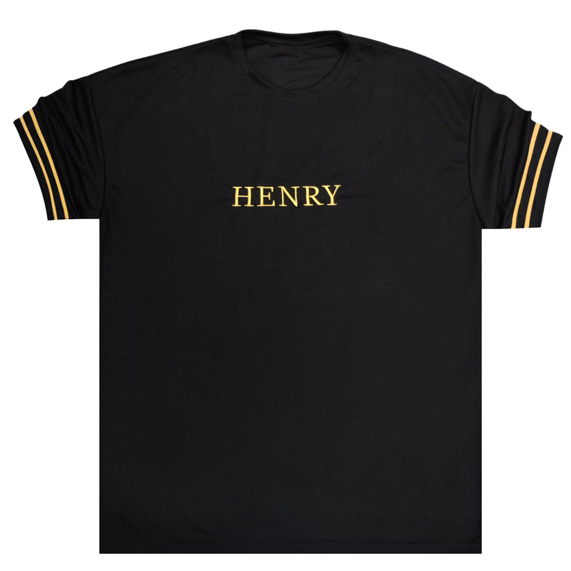 Henry clothing - 3-197 - polyester t-shirt - black