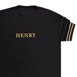 Henry clothing - 3-197 - polyester t-shirt - black