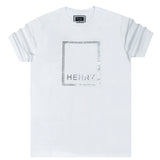 Henry clothing - 3-201 - frame logo t-shirt - white