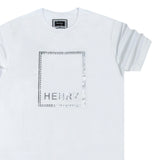 Henry clothing - 3-201 - frame logo t-shirt - white