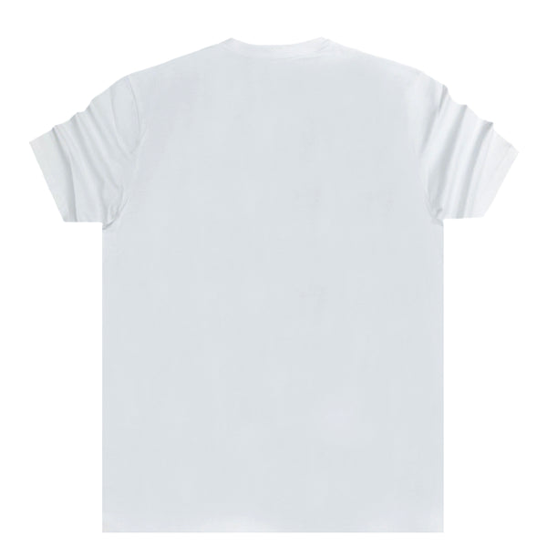 Henry clothing - 3-202 - grey box logo t-shirt - white