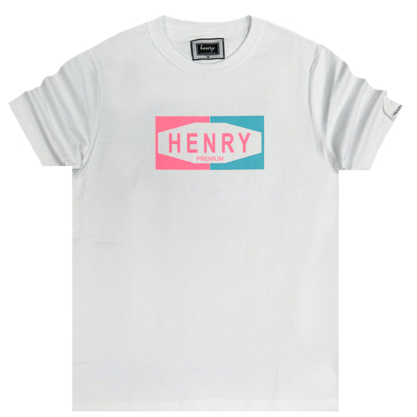 Henry clothing - 3-203 - complimentary logo t-shirt - white