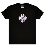 Henry clothing - 3-204 - hue logo t-shirt - black