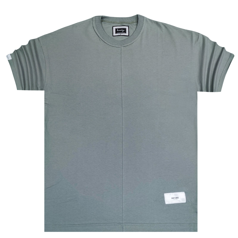 Henry clothing - 3-212 - oversize t-shirt - green