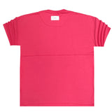 Henry clothing - 3-217-2 - extra oversized t-shirt - pink