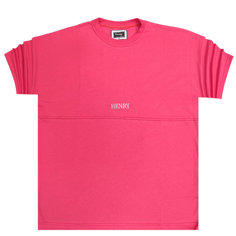 Henry clothing - 3-217-2 - extra oversized t-shirt - pink