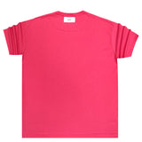 Henry clothing - 3-217 - extra oversized t-shirt - pink