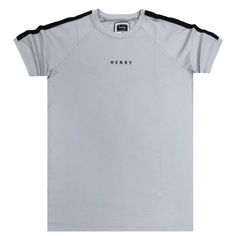 Henry clothing - 3-221 - taped tee - ice