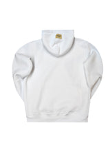 Ανδρικό μακρυμάνικο φούτερ με κουκούλα Henry clothing-3-306-calligraphy gold logo λευκό