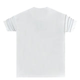 Henry clothing blue logo oversize tee - white