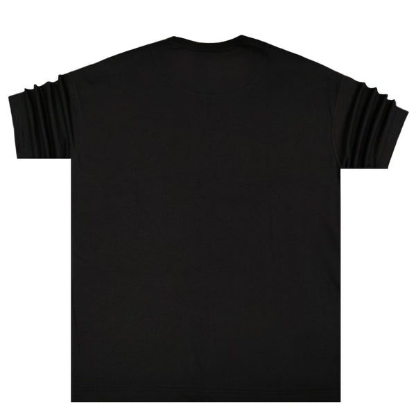 Henry clothing - 3-422 - oversize tee - black