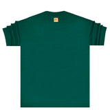 Henry clothing - 3-425 - green h logo tee - green