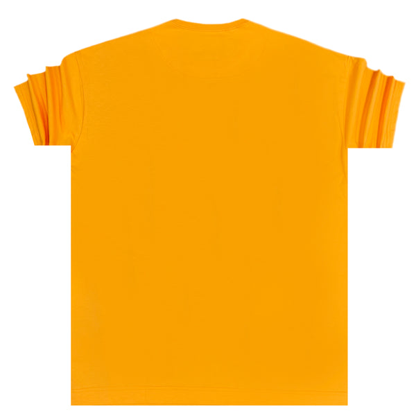 Ανδρική κοντομάνικη μπλούζα Henry clothing - 3-425 - green h logo tee κίτρινο