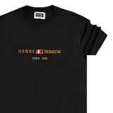 Henry clothing - 3-428 - premium logo tee - black